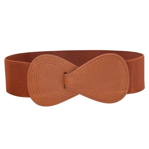 Women wide elastic waist belt - wide,