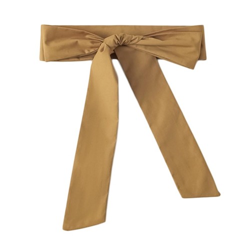 Wide polyester tie strap waist - tie,