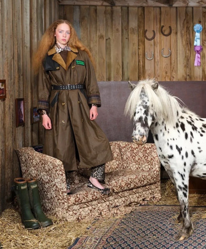 New barbour ganni wax - x,