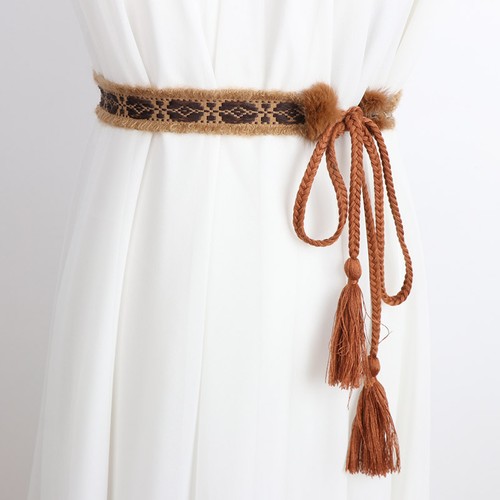 Women faux fur pom - women,